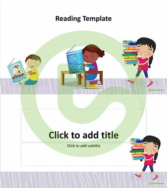 reading powerpoint template