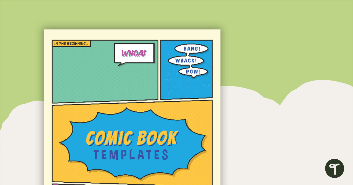 Blank Comic Book  Made By Teachers