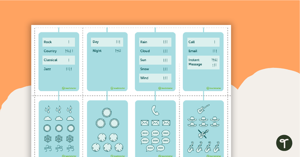 Data Match-Up Cards (Set 5) teaching resource