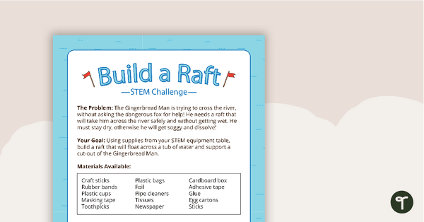 Go to STEM Investigation - Build A Raft teaching resource