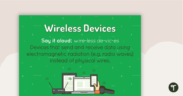 Go to Wireless Devices Poster teaching resource