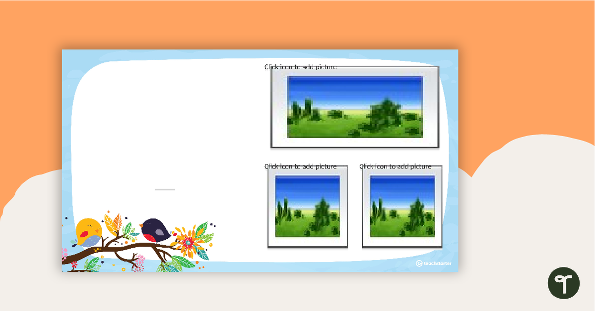 Friends of a Feather – PowerPoint Template teaching resource