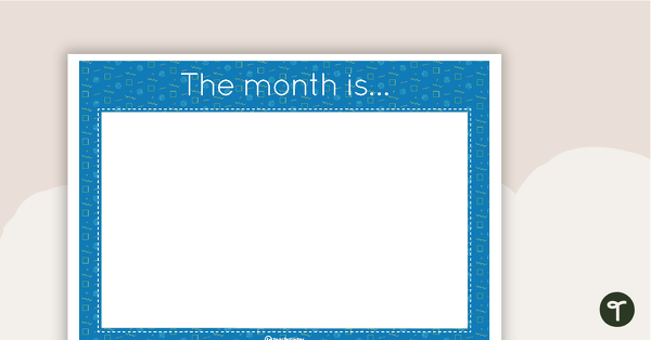 Auslan Month and Day Calendar teaching resource