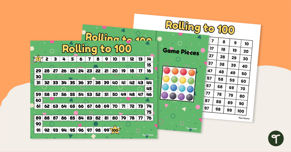 Roll to 100 Math Games! · Inspired Elementary