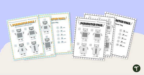 Go to Find the Perimeter of Rectangles Worksheet teaching resource