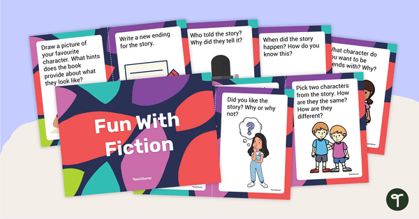 Go to Fun With Fiction Task Cards teaching resource