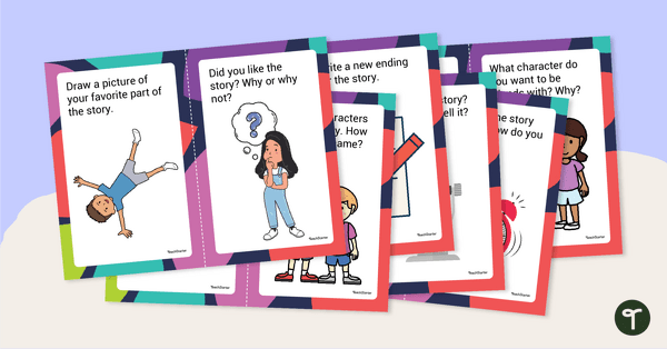 去to Fun With Fiction Task Cards teaching resource