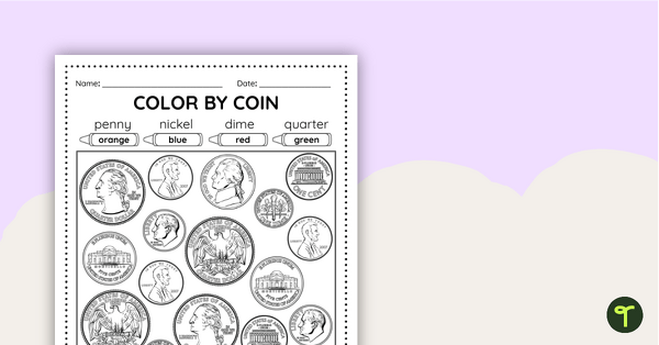 dime coloring page