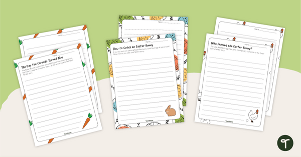 Go to Spring Writing Prompts Worksheet teaching resource
