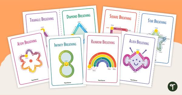 Mindful Breathing Exercises - Task Cards teaching resource