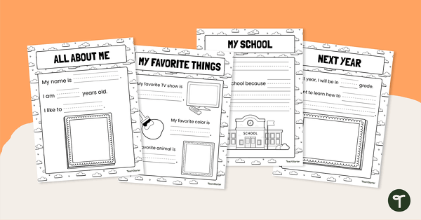 Go to End of the Year Memory Book - Primary Grades teaching resource