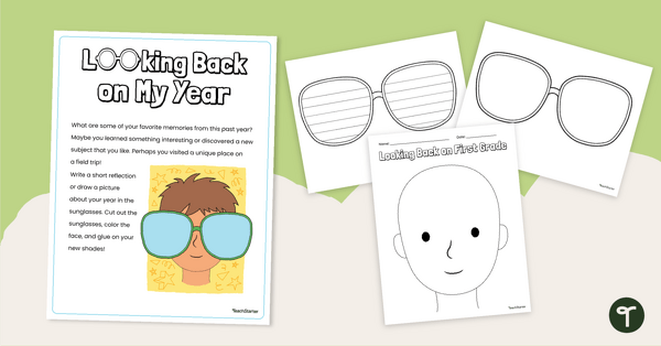 Preview image for Looking Back on My Year - teaching resource