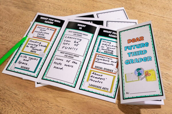 Dear Future Student – Trifold Template teaching resource
