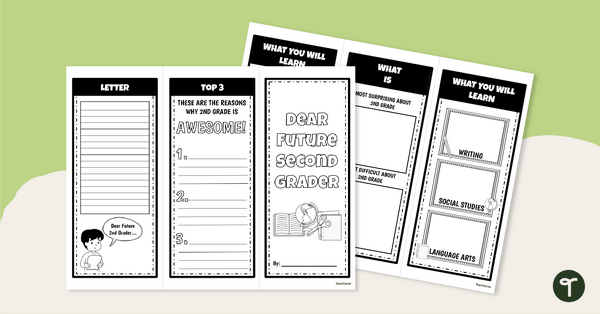 Preview image for Dear Future Student – Trifold Template - teaching resource