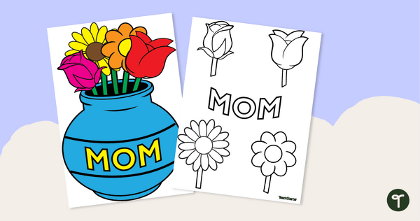 Preview image for Mother's Day Bouquet Craft Activity - teaching resource