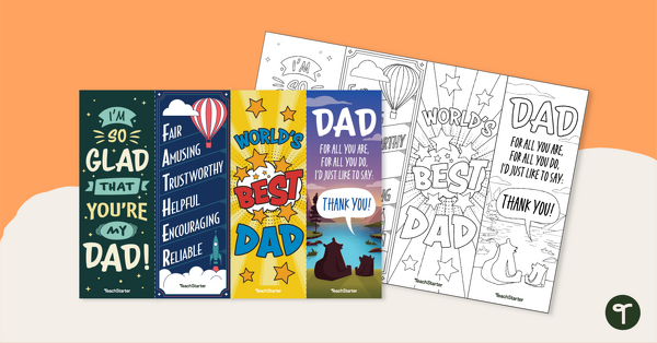 Image of Father's Day Bookmarks