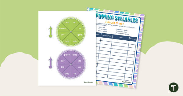 Go to Spinning Syllables teaching resource