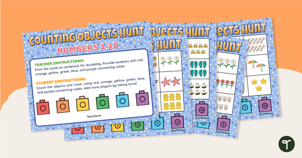 Go to Counting Objects Hunt - Numbers 1-10 teaching resource