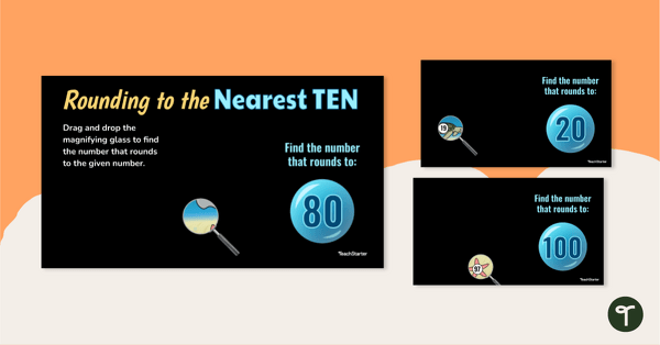 Preview image for Rounding to the Nearest Ten - Interactive Activity - teaching resource