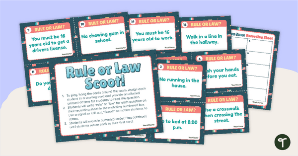 Go to Rule or Law? SCOOT Activity teaching resource