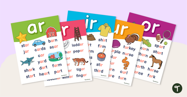 Go to R-Controlled Vowel Posters teaching resource