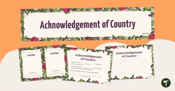 Preview image for Acknowledgement of Country Classroom Display - teaching resource