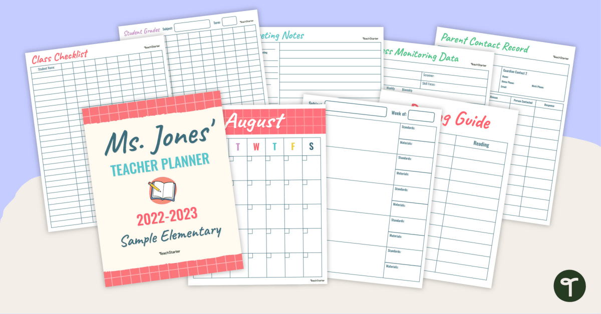 Weekly Lesson Planner, Educational Resources