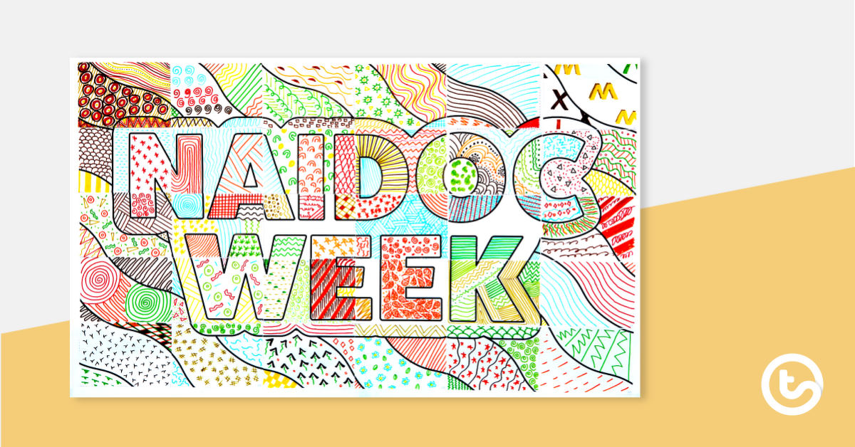 NAIDOC Week Collaborative Art Activity teaching resource