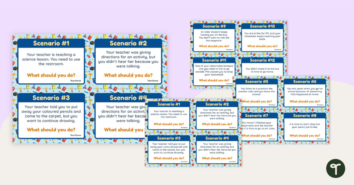 Back to School Problem Solving Task Cards teaching resource