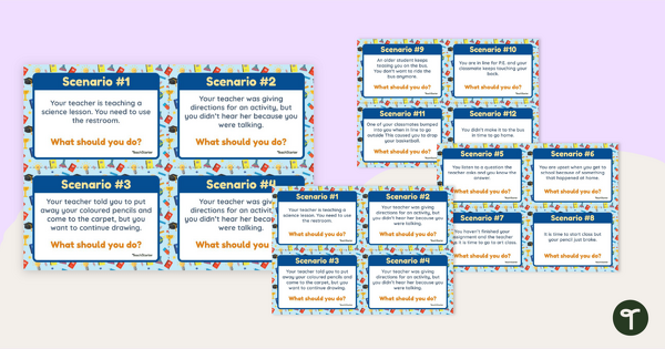 Go to Back to School Problem Solving Task Cards teaching resource