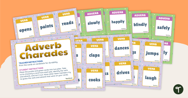 Image of Adverbs Activity - Grammar Charades