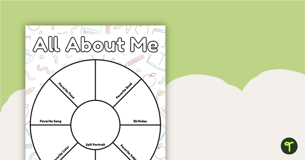 Back to School - About Me Poster teaching resource