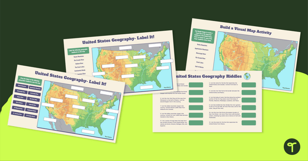 Image of Major U.S. Landforms Google Interactive