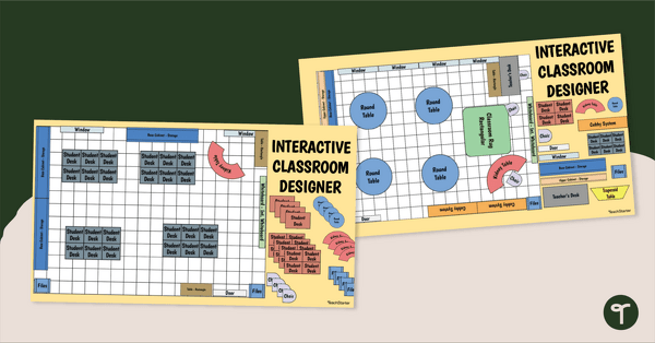 Interactive Classroom Layout Planner teaching resource