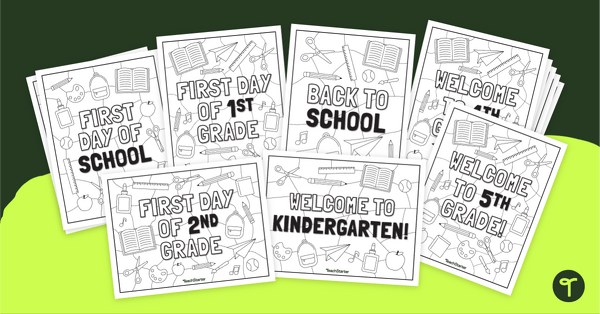 back to school coloring pages first grade