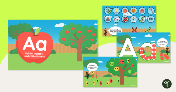 Image of Alphabet Google Interactive — Letter A