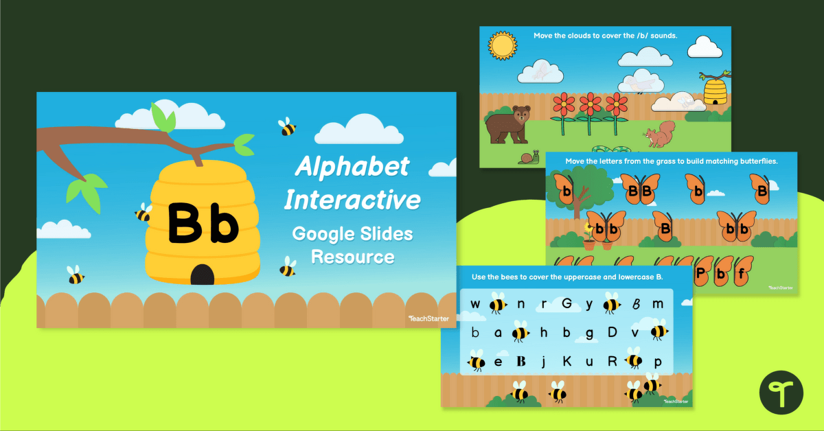 Alphabet Google Interactive — Letter B teaching resource