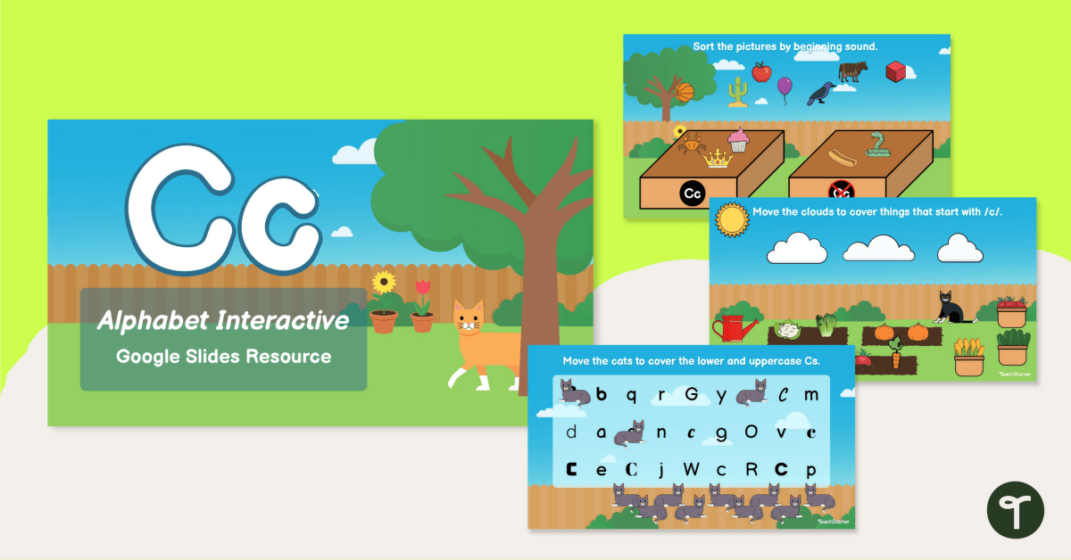 Alphabet Google Interactive — Letter C teaching resource