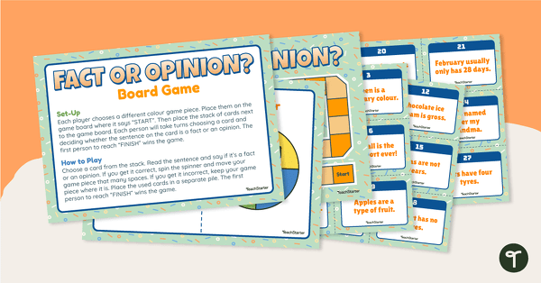 Image of Fact and Opinion Board Game