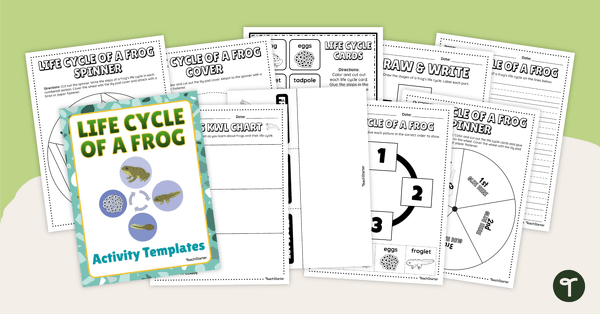 Image of Life Cycle of a Frog – Activity Templates