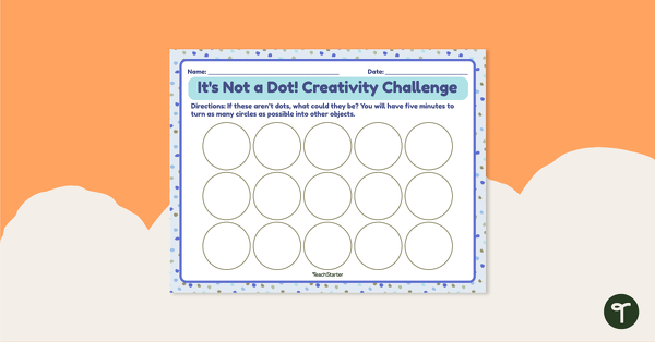 International Dot Day Creativity Challenge - Primary teaching resource