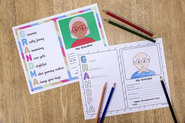 Grandparents Day Acrostic Poems teaching-resource