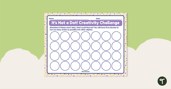 Go to International Dot Day Creativity Challenge - Upper Years teaching resource