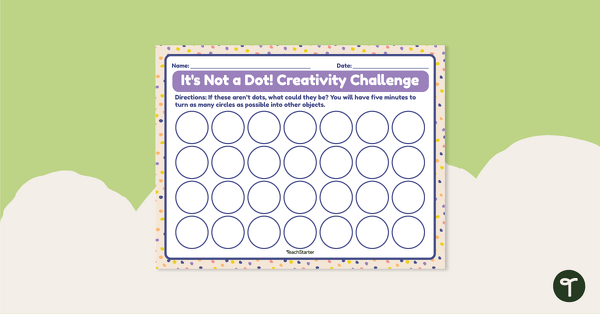 Design a Dot Day Shirt Creativity Task