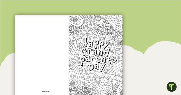 free printable grandparents day coloring pages