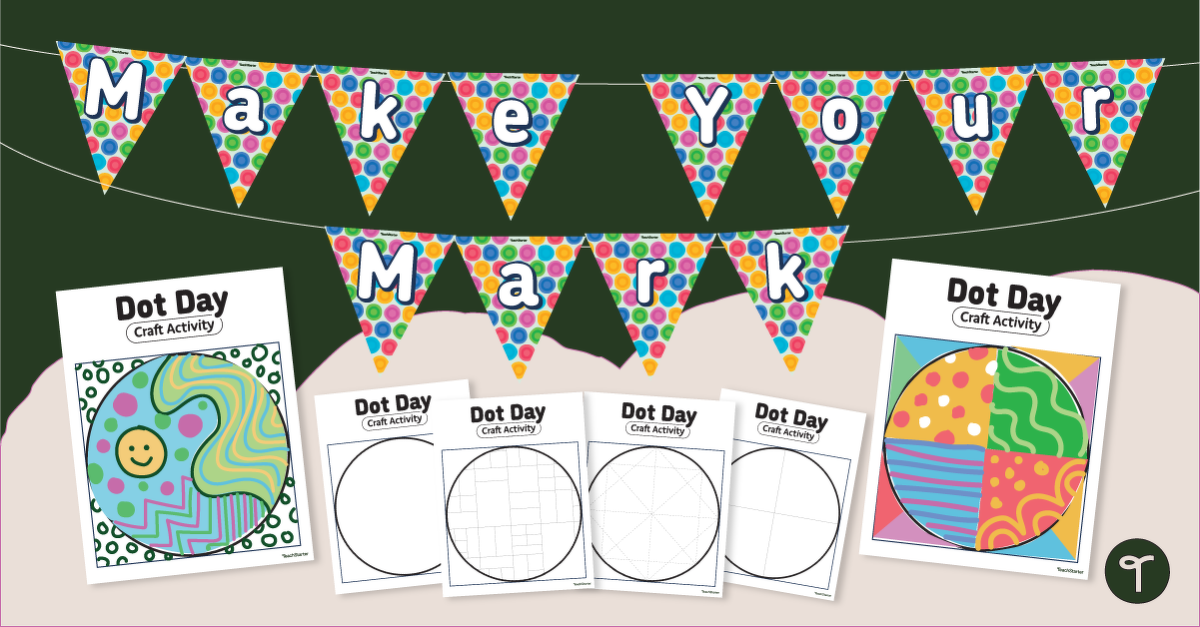 International Dot Day Classroom Display teaching resource