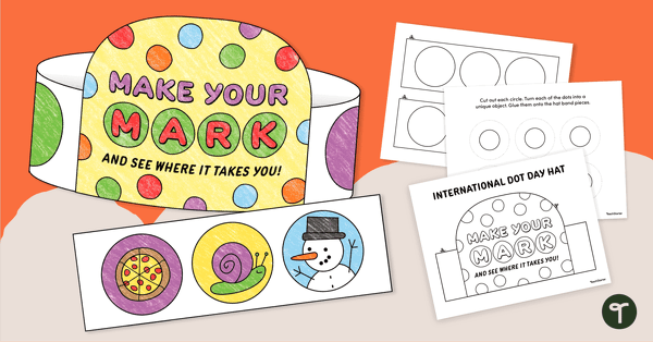 Go to International Dot Day Hat - Craft Activity teaching resource