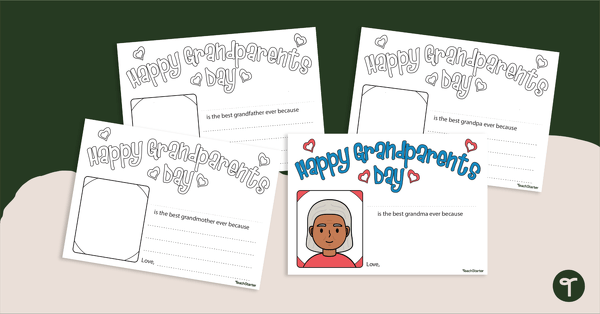 Grandparents Day Certificate teaching resource