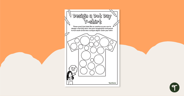 Design a Dot Day Shirt Creativity Task teaching resource
