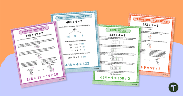 Long Division Small Group Lesson - Fourth Grade by Lighting Up Little Minds